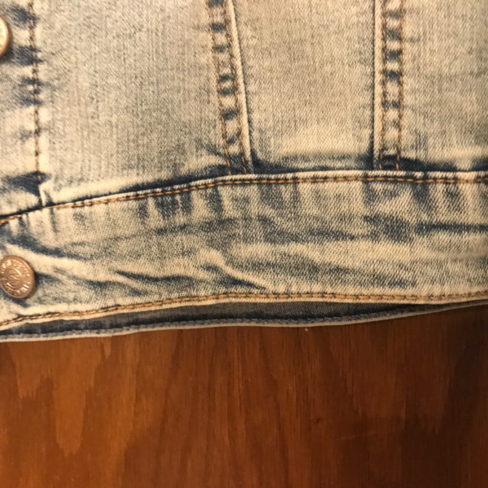 Seven Jean jacket woman’s coat ladies jacket Xl nwt biker wash - Picture 7 of 9